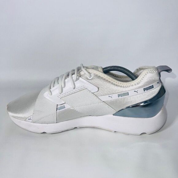 Puma Muse X-2 Metallic Silver / White 370838-02 Women's 9 - Picture 6 of 11